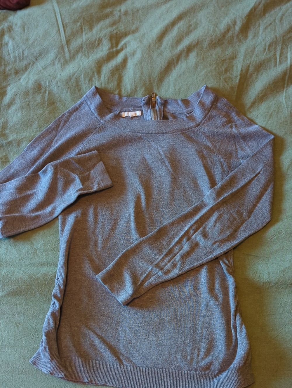 Light Gray Women's Boatneck Sweater